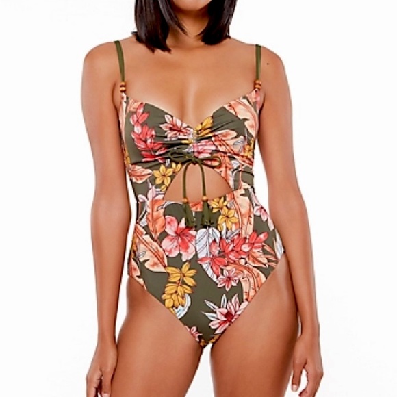 Sanctuary Swim Organic Botanic Keyhole Mio One Piece - Picture 1 of 16